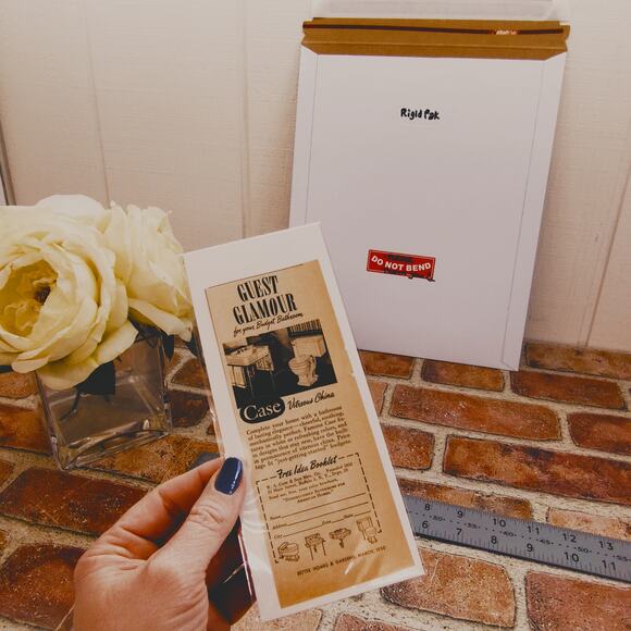 1950 Case Bathroom Fixtures Ad - Vitreous China MCM Elegance - Vtg Print Advert - Picture 2 of 5